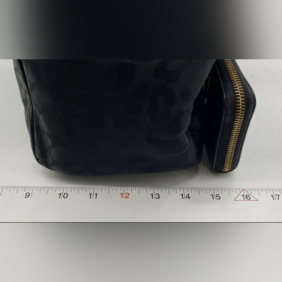 Michael Kors MK Designer Kelsey Black Leopard Print Tote W/ Monogrammed Wallet - Picture 10 of 10